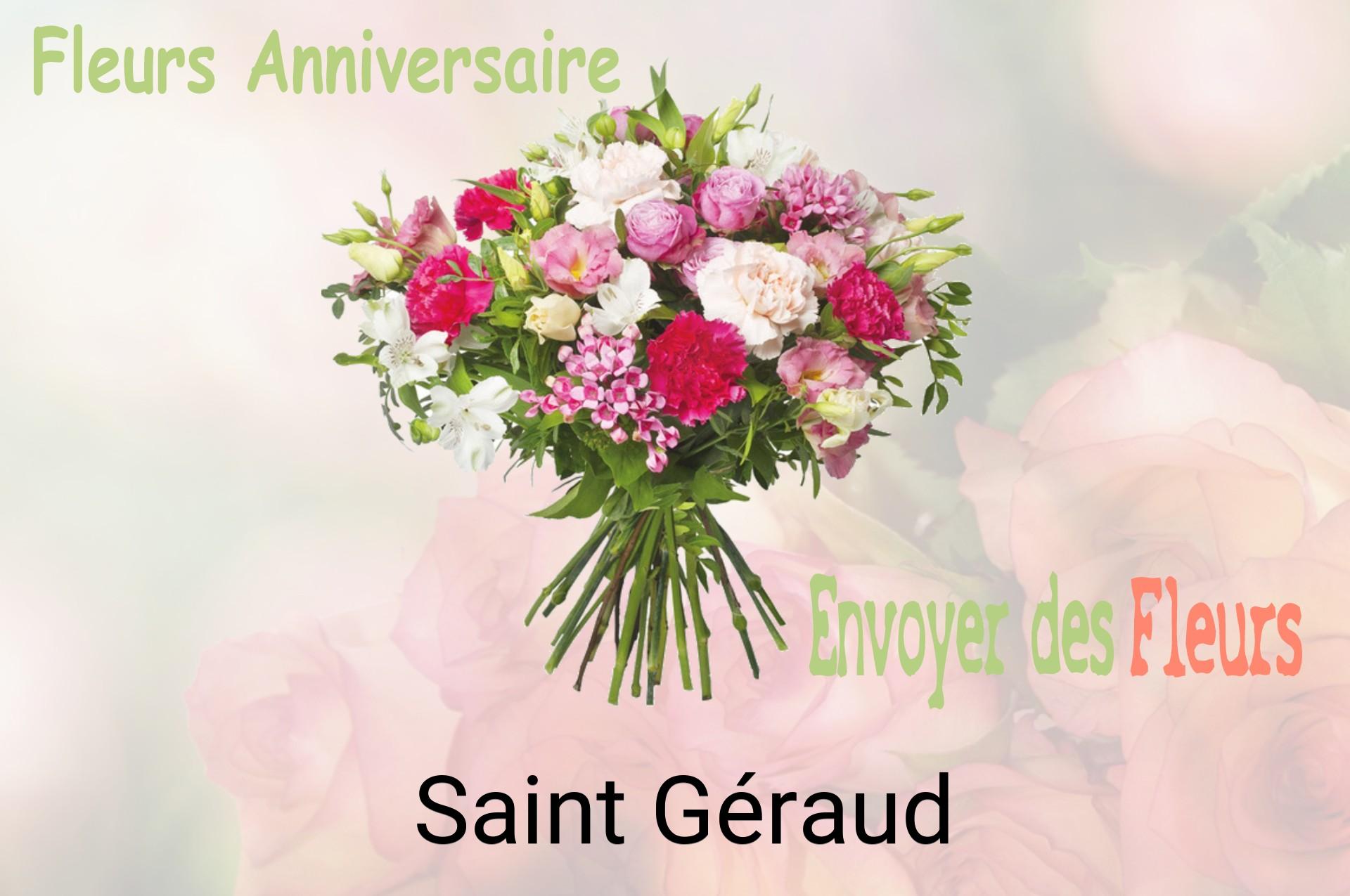 Bouquet de fleurs d’anniversaire livré à Saint-Géraud
